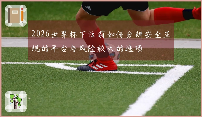 2026世界杯下注前如何分辨安全正规的平台与风险较大的选项