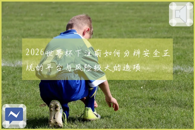 2026世界杯下注前如何分辨安全正规的平台与风险较大的选项